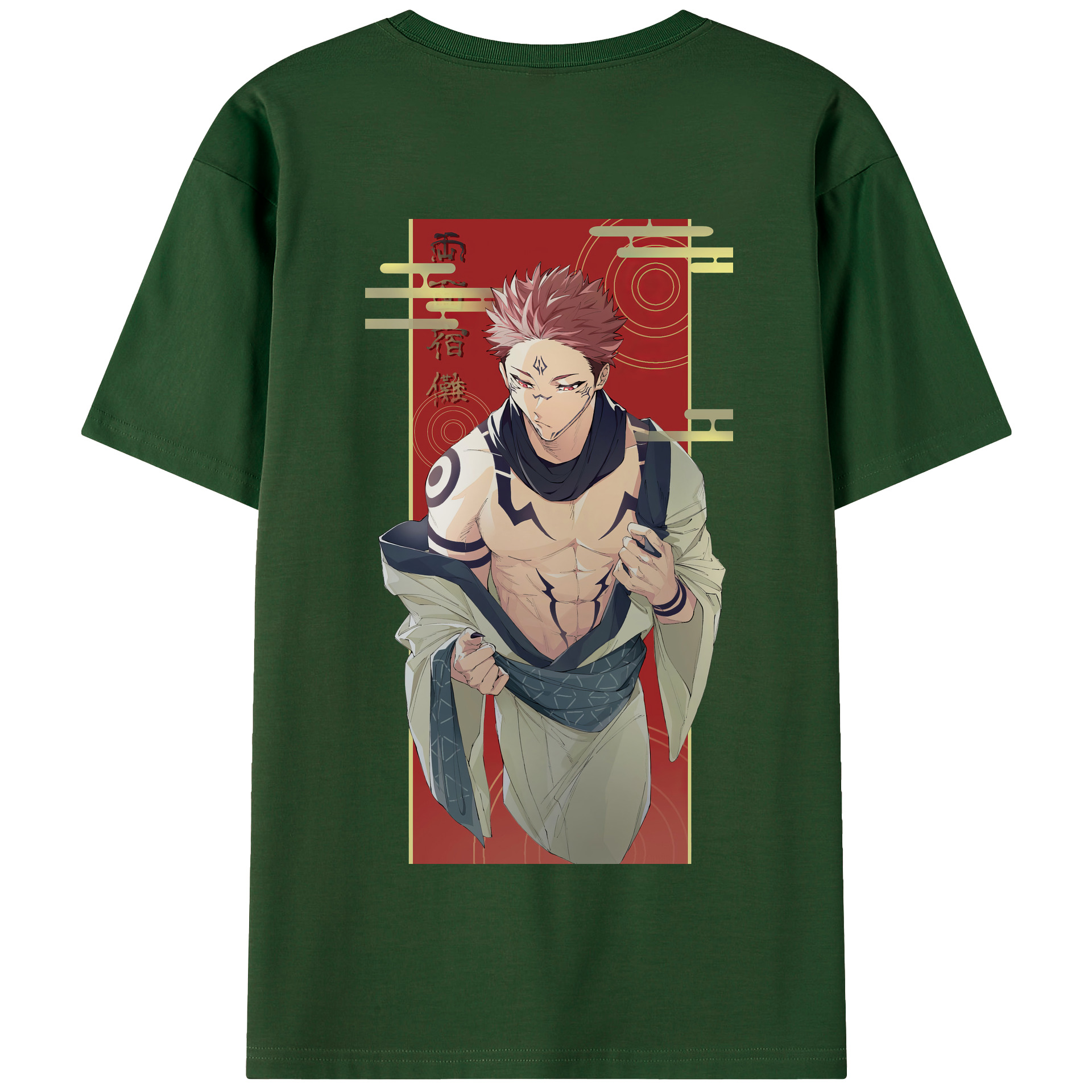 （画像用） 呪術廻戦 Jujutsu Kaisen 綿100％半袖Tシャツ（背面プリント）
